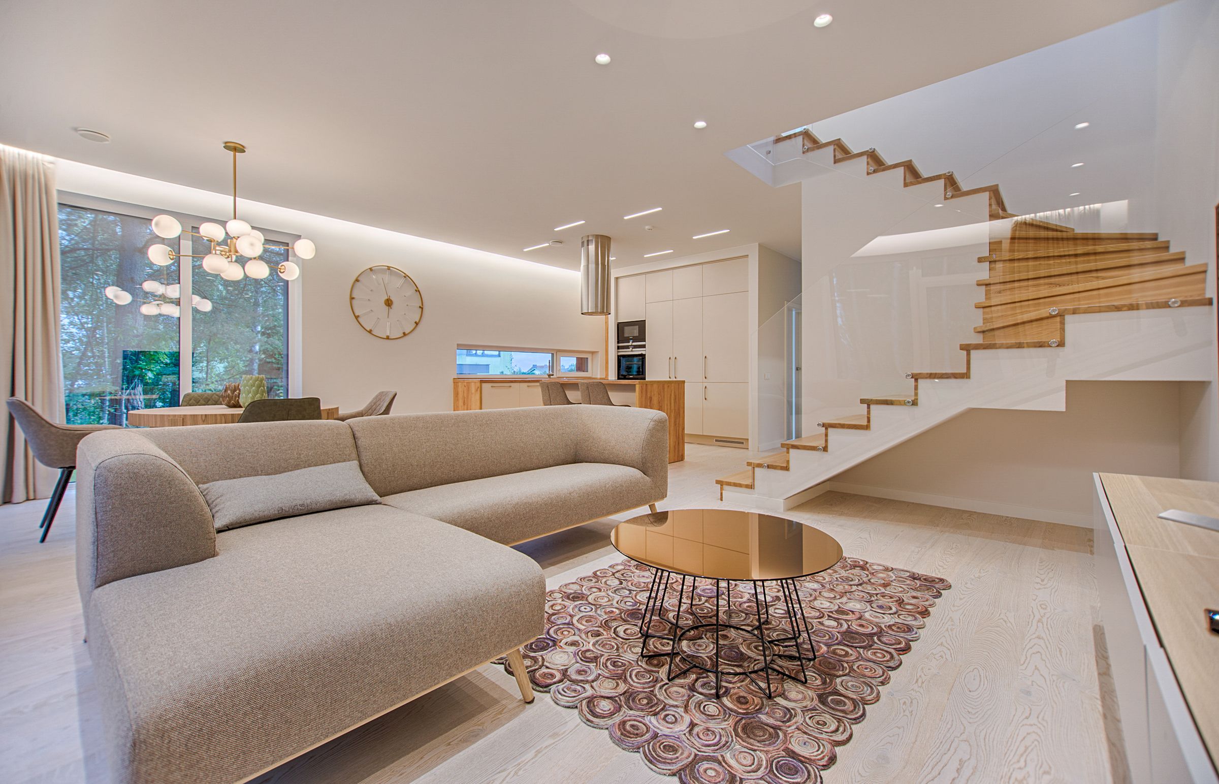 Finished residential interior