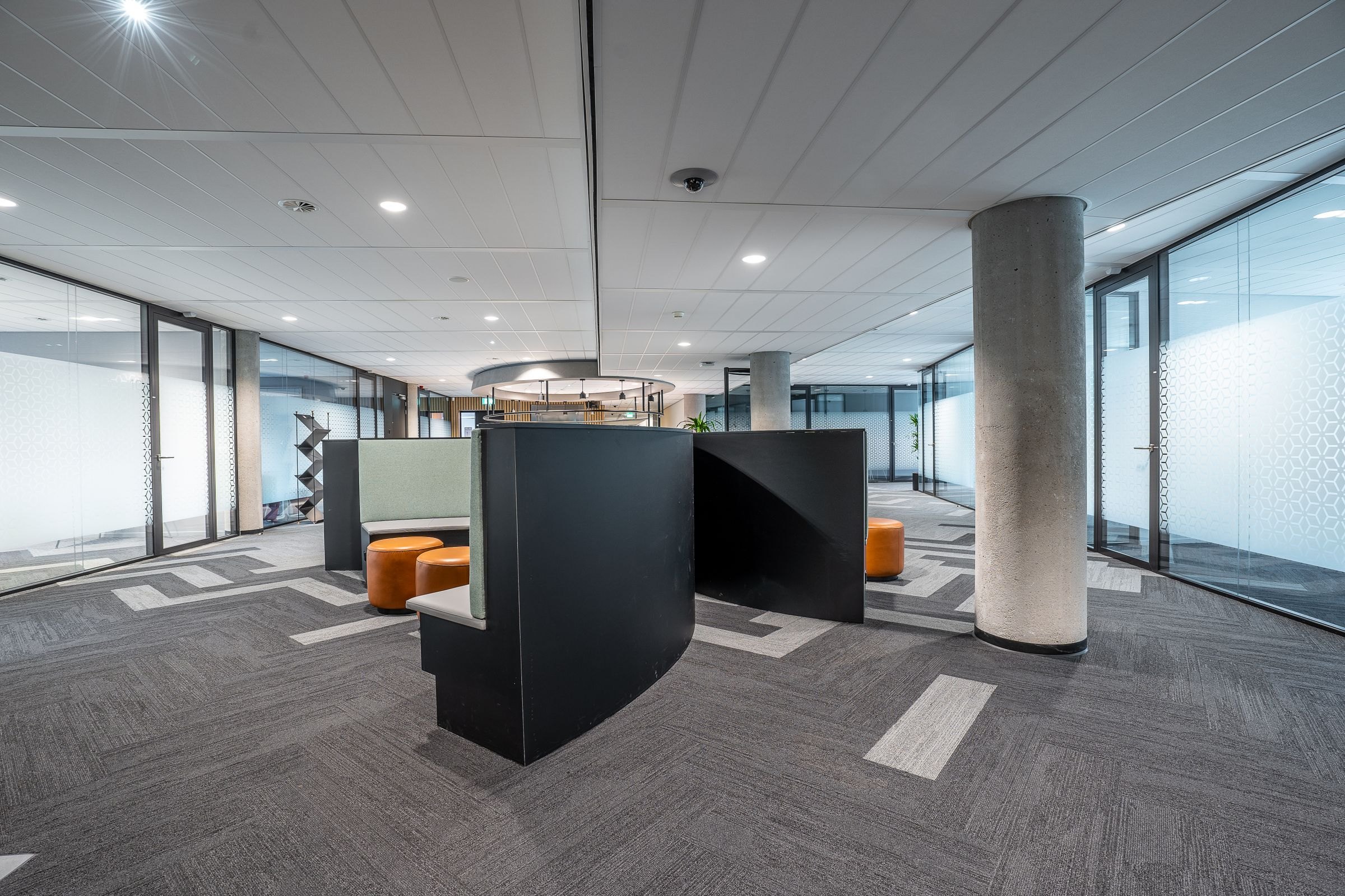 Modern workspace lounge